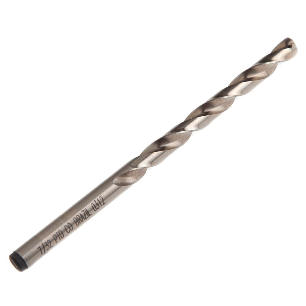 8 Percent Cobalt Drill Bit, 135 Degree Split Point, 7/32 in