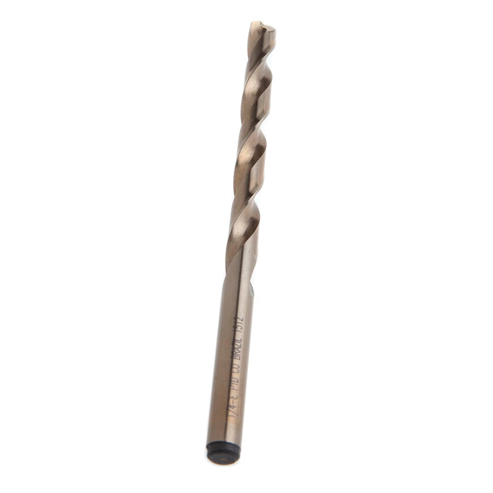 8 Percent Cobalt Drill Bit, 135 Degree Split Point, 1/4 in