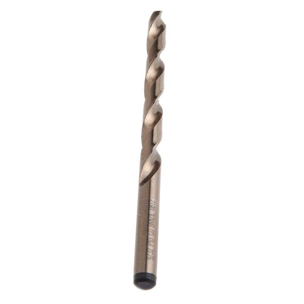 8 Percent Cobalt Drill Bit, 135 Degree Split Point, 9/32 in