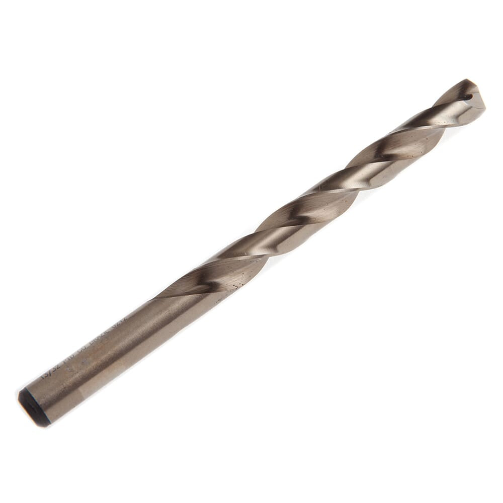 8 Percent Cobalt Drill Bit, 135 Degree Split Point, 13/32 in