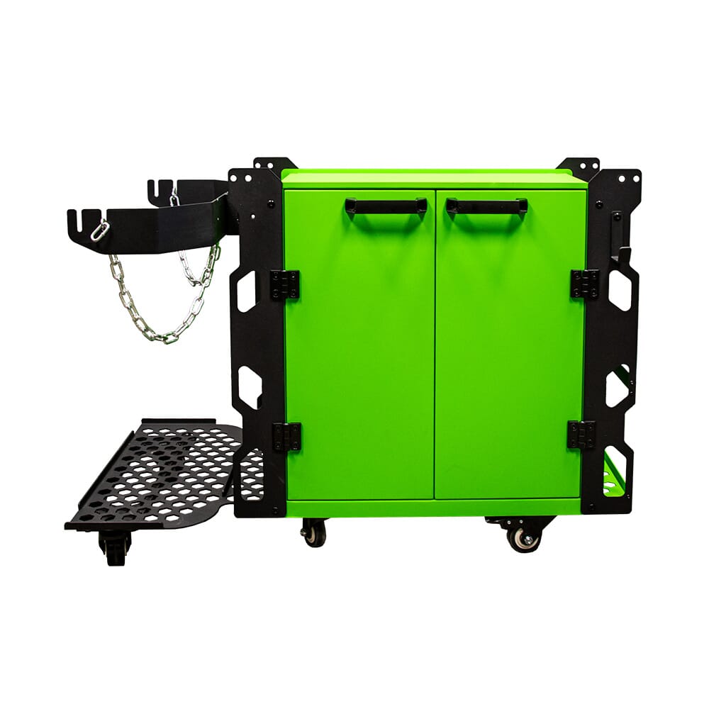 Dual-Cylinder Cabinet Cart
