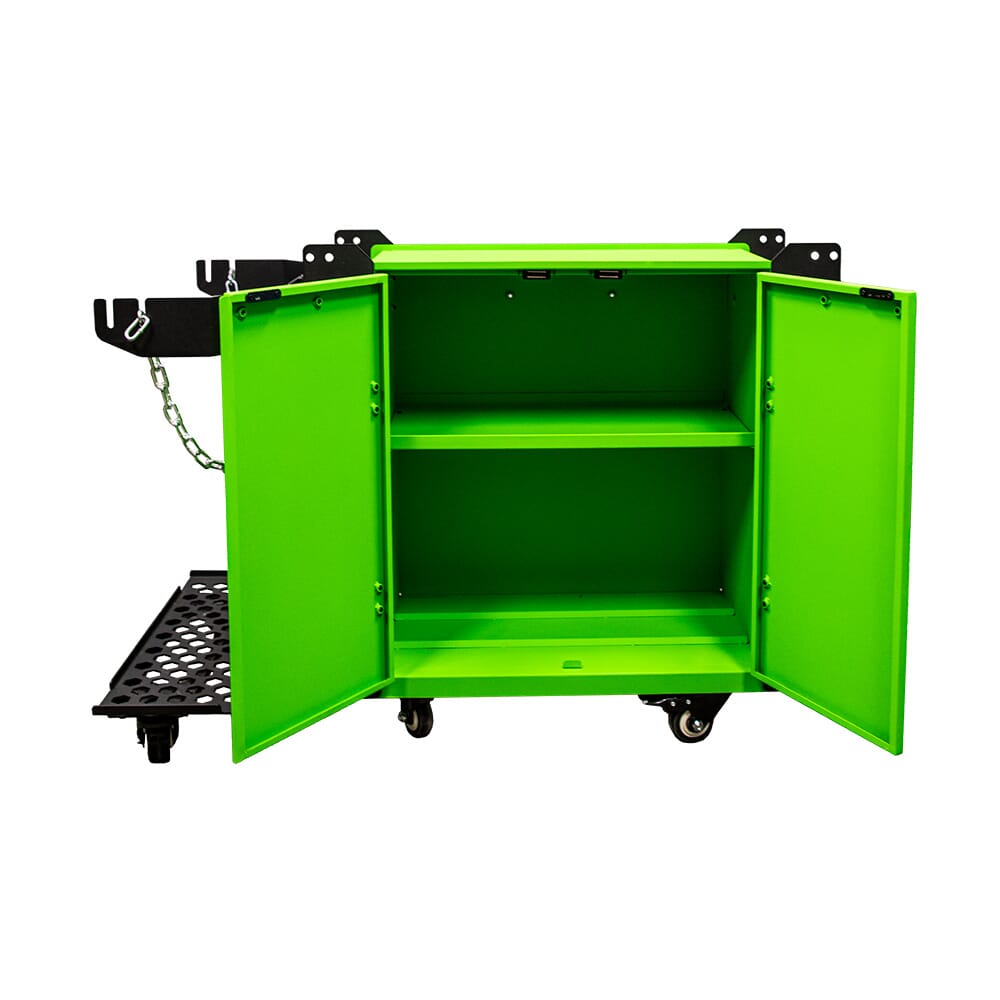 Dual-Cylinder Cabinet Cart