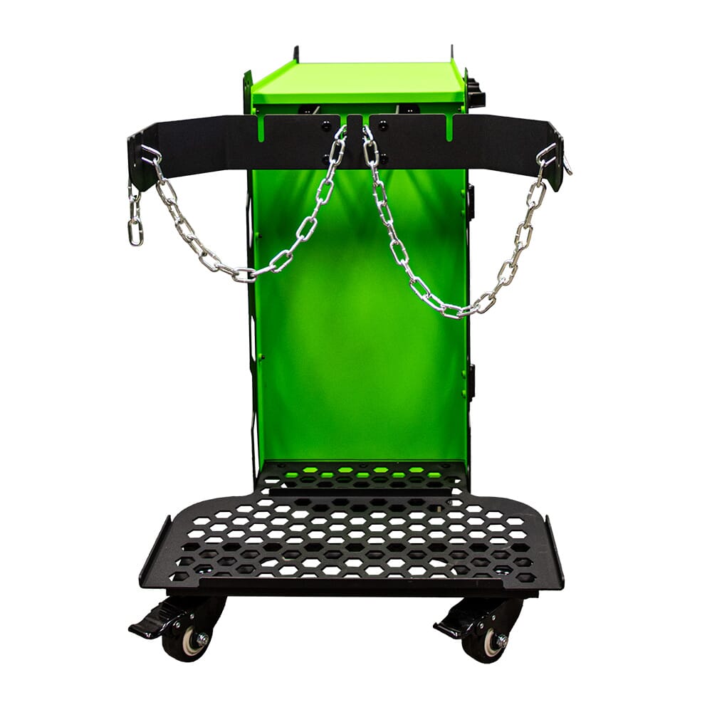 Dual-Cylinder Cabinet Cart