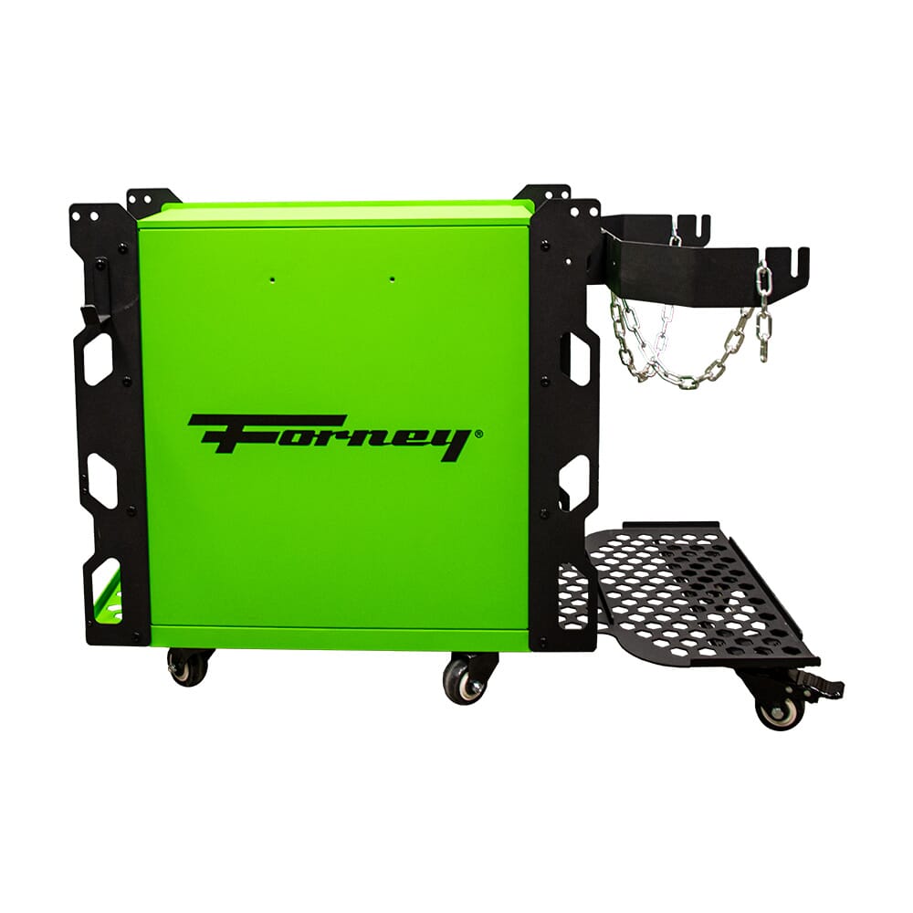 Dual-Cylinder Cabinet Cart