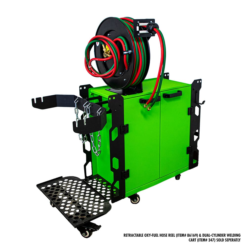 Dual-Cylinder Cabinet Cart