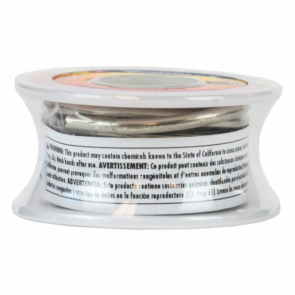 Solder, Lead Free (LF), Plumbing Repair, Solid Core, 1/8 in, 4 Ounce