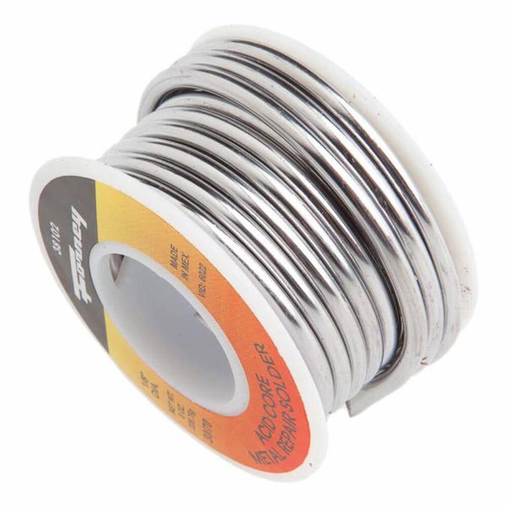 Solder, General Purpose Repair, Acid Core, 1/8 in, 8 Ounce