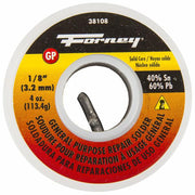 Solder, General Purpose Repair, Solid Core, 1/8 in, 4 Ounce
