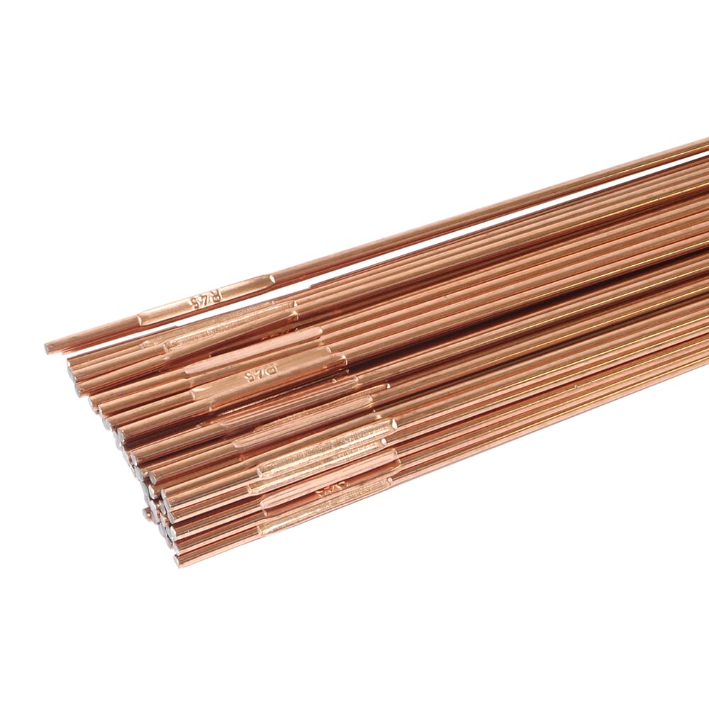 Brazing, TIG, Steel Rod, 3/32 in x 36 in, 5 Pound