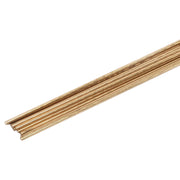 Gas Brazing Rod, Low Fuming Bare Brass, 3/32 in x 18 in