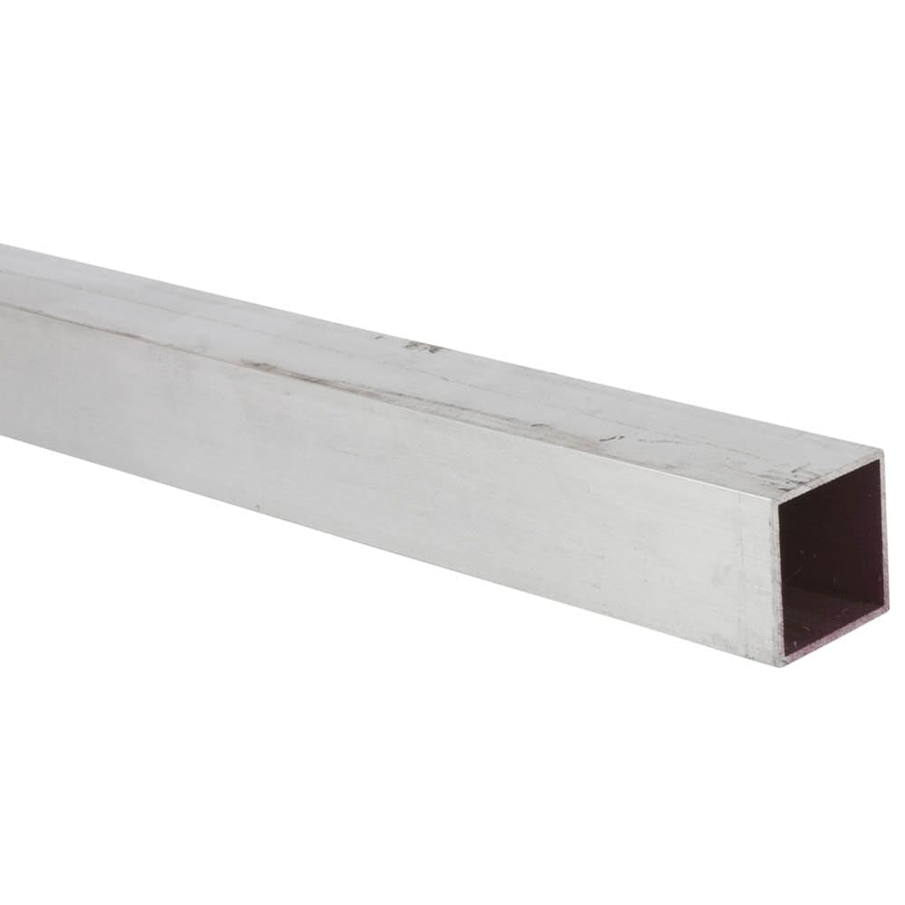 Aluminum Square Tubing, 3/4 in x 3/4 in x 1/16 in x 3ft