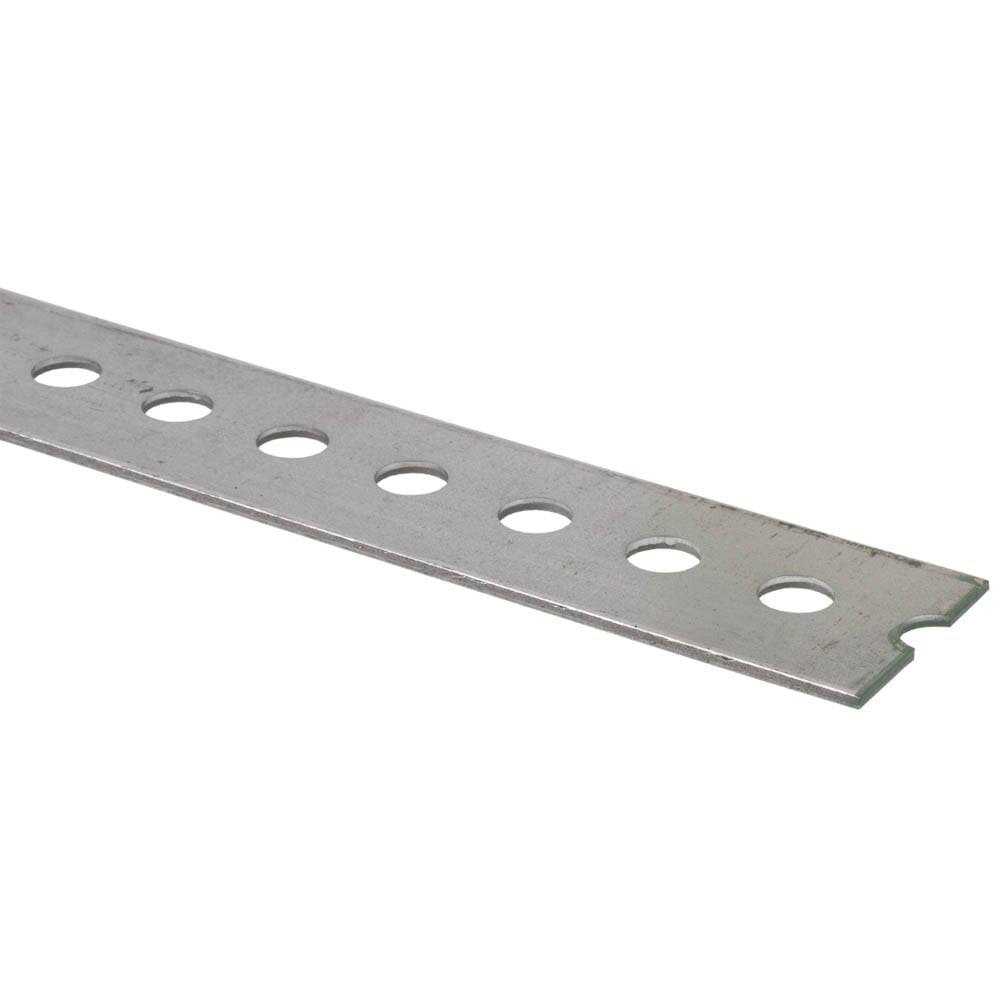 Slot Flat Plated, 3/8 in x 1-3/8 in x 4ft