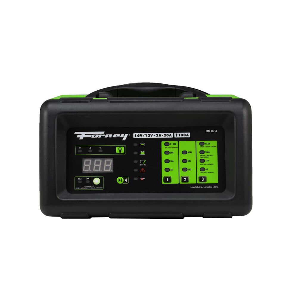 Battery Charger, 6V at 2, 10, and 20 AMPs / 12V at 2, 10, 20, and 100 AMPs Start
