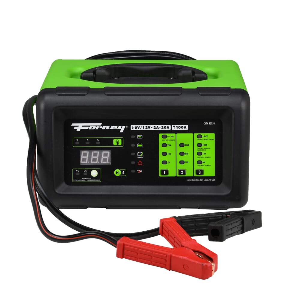 Battery Charger, 6V at 2, 10, and 20 AMPs / 12V at 2, 10, 20, and 100 AMPs Start