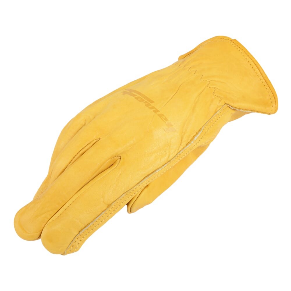 Premium Cowhide Leather Driver Work Gloves (Men's L)