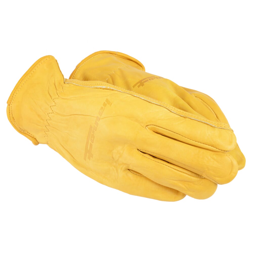 Premium Cowhide Leather Driver Work Gloves (Men's XL)