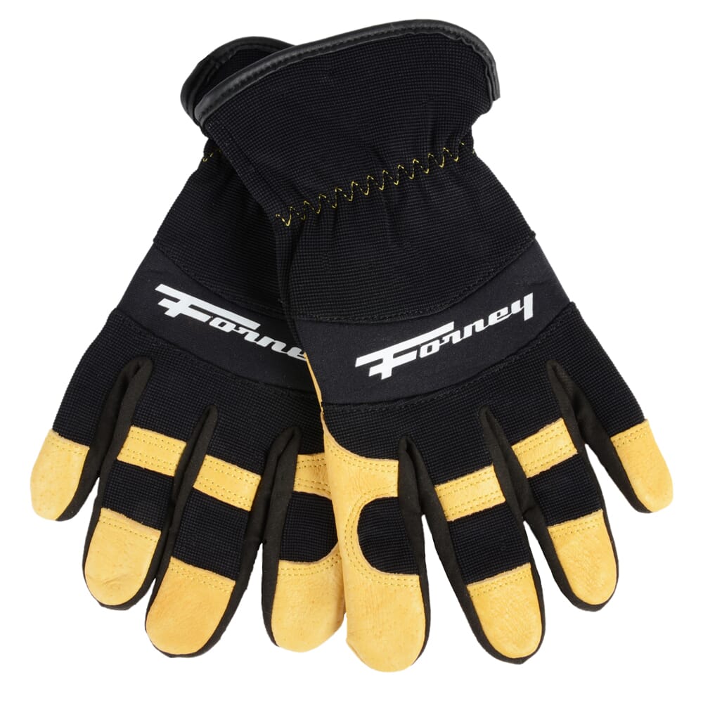 Premium Pigskin Leather Utility Work Gloves (Men's M)