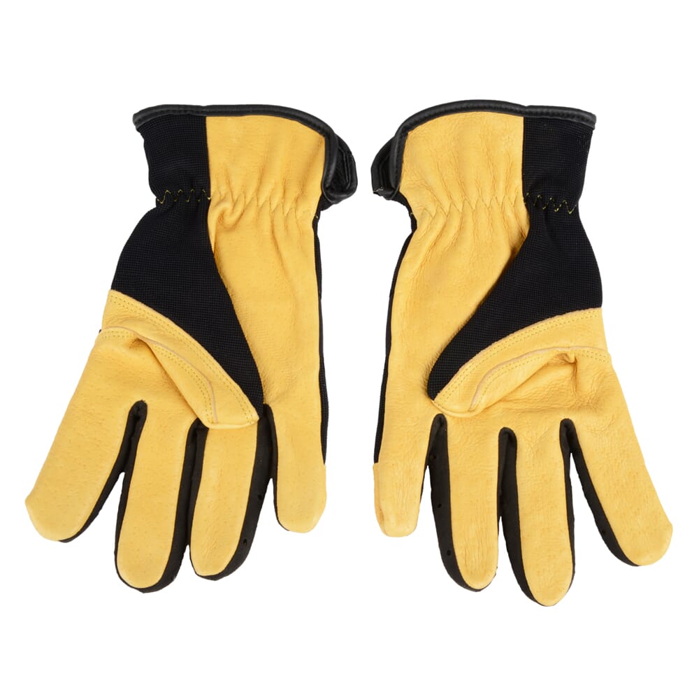 Premium Pigskin Leather Utility Work Gloves (Men's L)