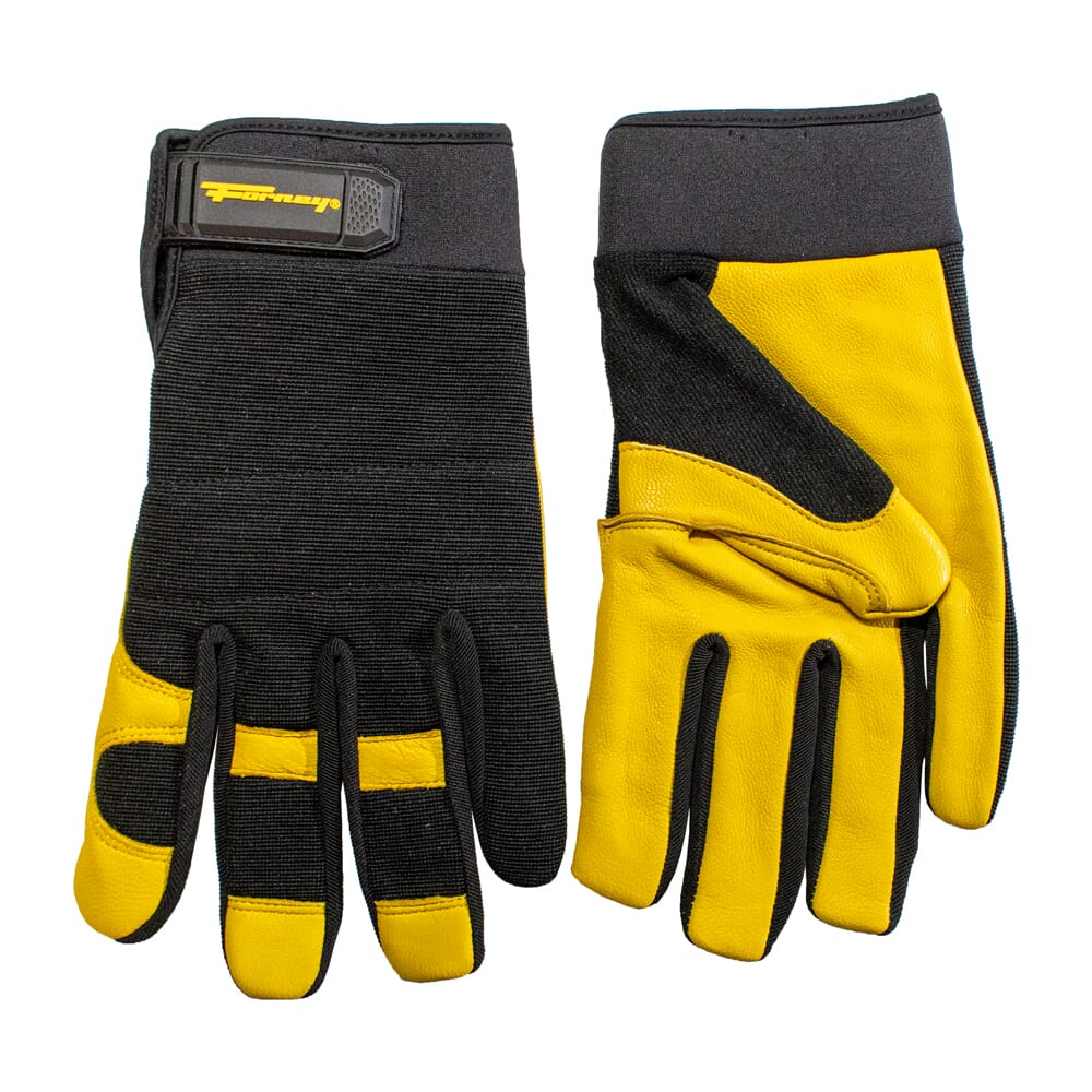 Hydra-Lock Water Resistant_x000B_Utility/Multi-Purpose Goatskin Work Gloves (Men's L)