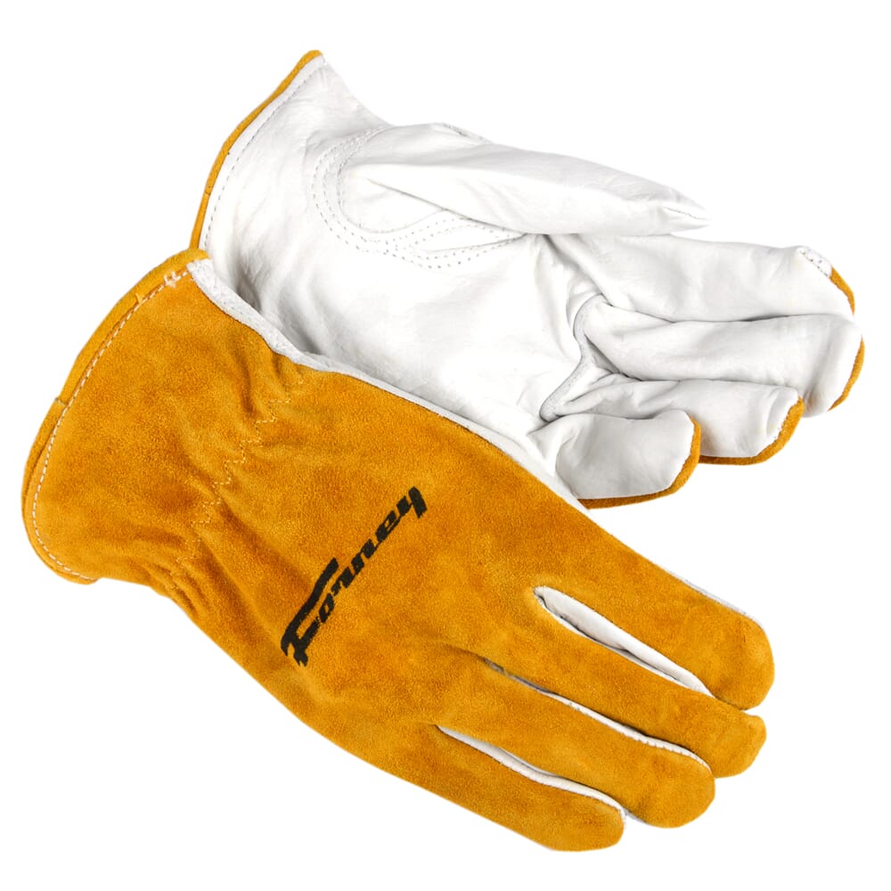 Split Back Cowhide Leather Driver Work Gloves (Men's 2XL)