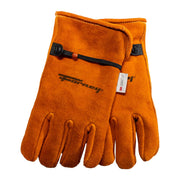 Suede Deerskin Leather Lined Driver Work Gloves (Men's L)