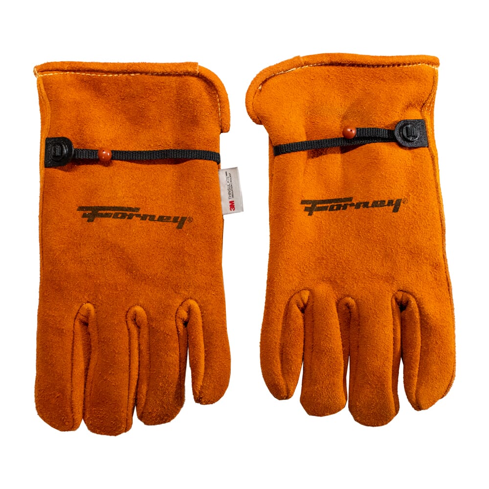 Suede Deerskin Leather Lined Driver Work Gloves (Men's XL)
