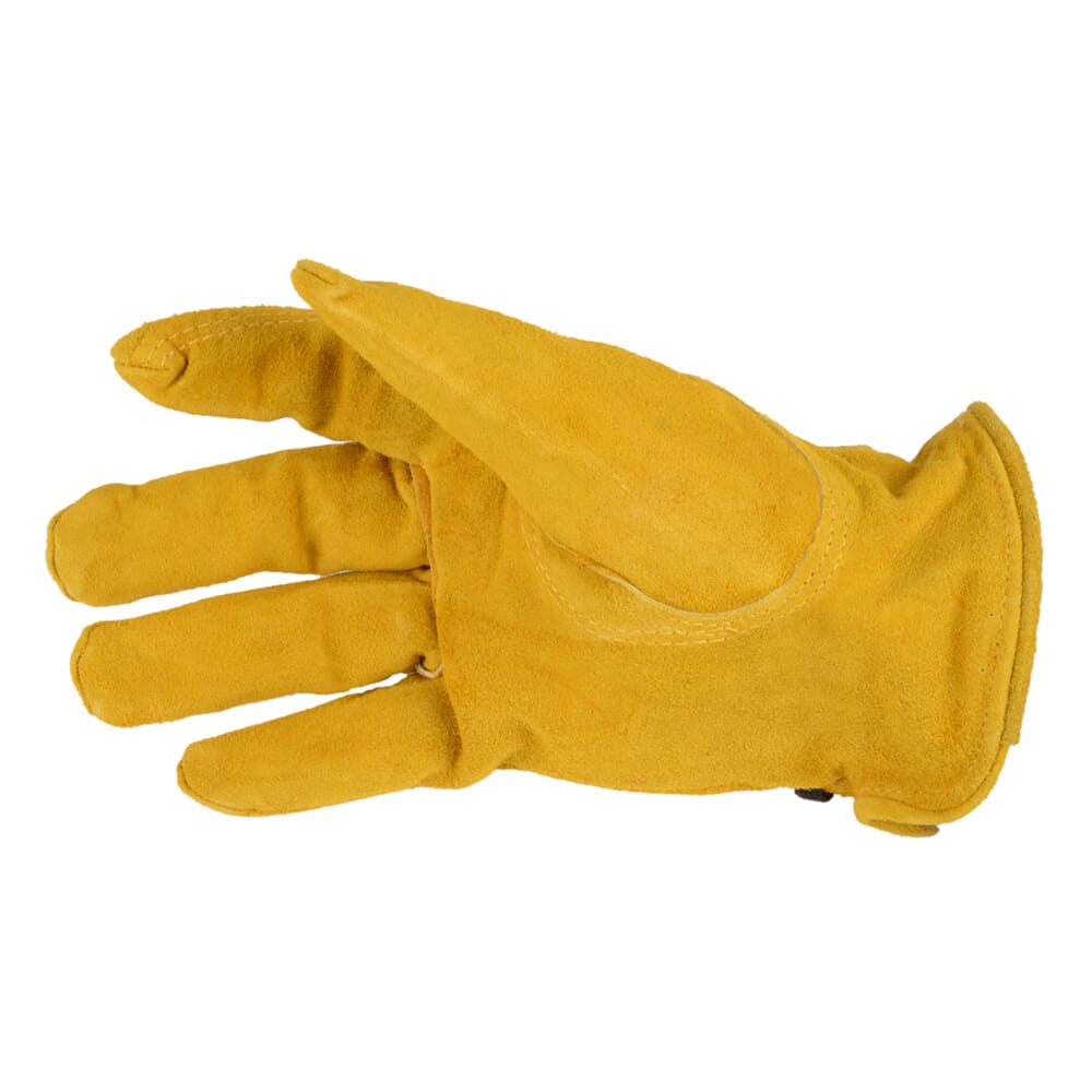 Suede Cowhide Leather Driver Work Gloves (Men's XL)