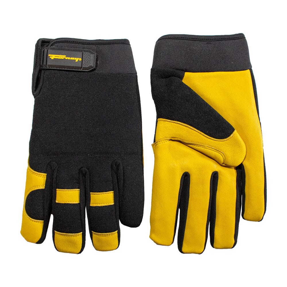 Hydra-Lock Water Resistant Lined Utility/Multi-Purpose Goatskin Work Gloves (Men's M)