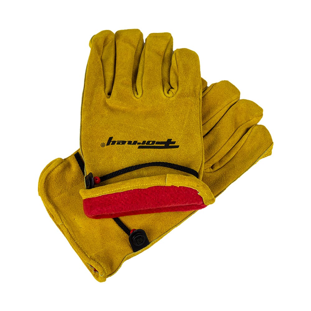 Lined Suede Cowhide Leather Driver Work Gloves (Men's M)
