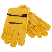 Lined Suede Cowhide Leather Driver Work Gloves (Men's L)