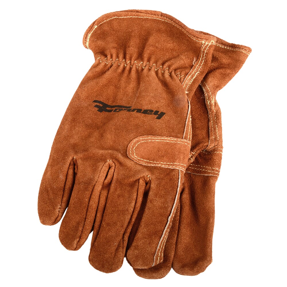 Premium Cowhide Leather Fencer Work Gloves (Men's L)
