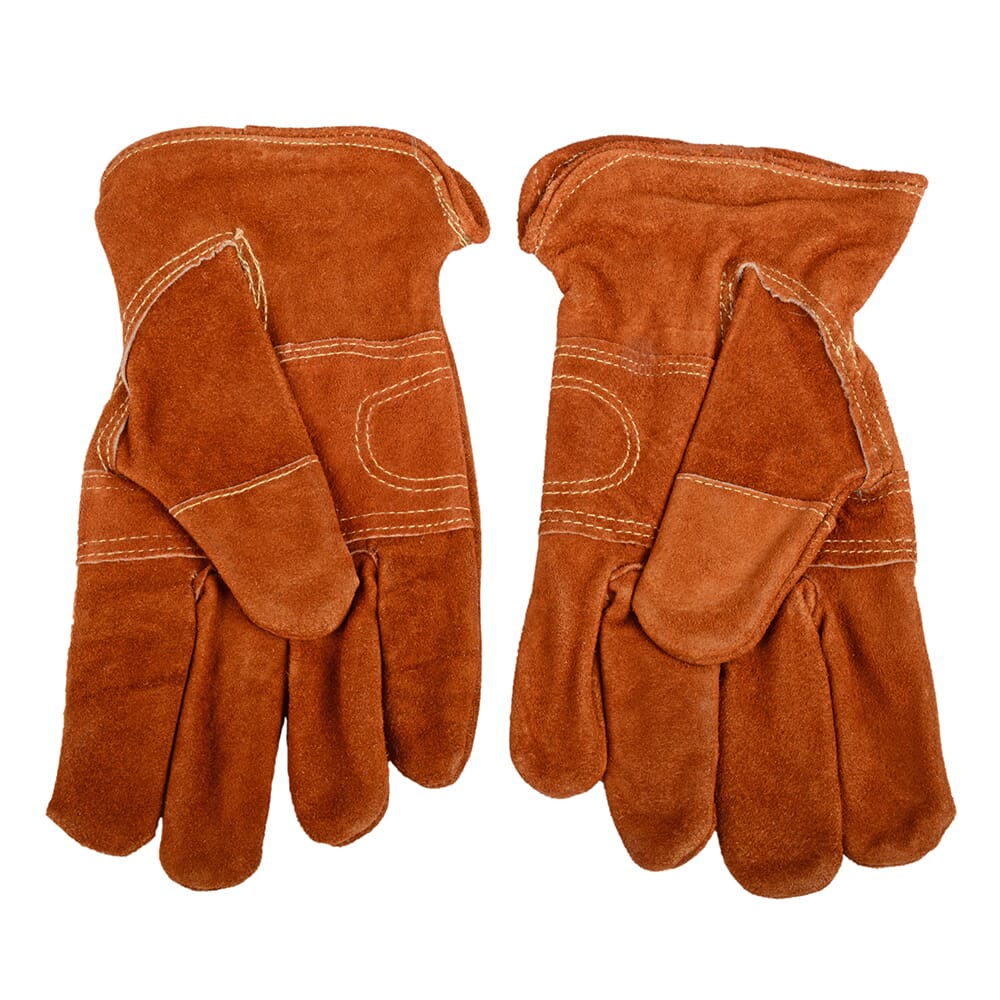 Premium Cowhide Leather Fencer Work Gloves (Men's L)