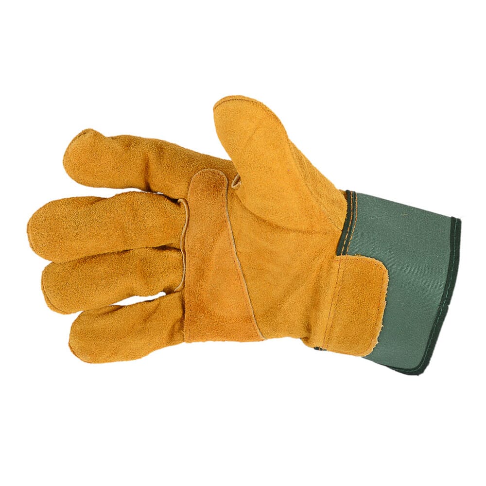 Lined Premium Cowhide Leather Palm Work Gloves (Men's XL)