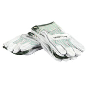 Standard Cowhide Leather Palm Work Gloves, 6-Pack (Men's L)