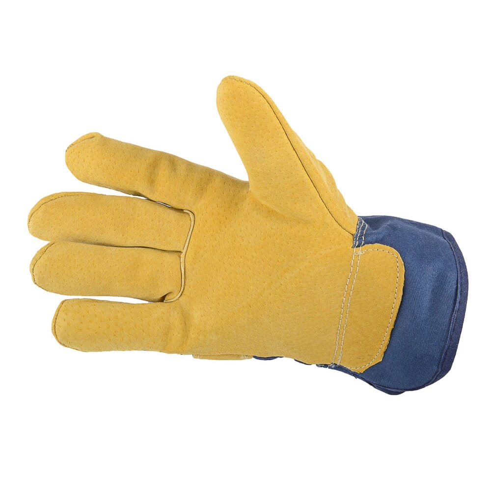 Lined Premium Pigskin Leather Palm Gloves (Men's M)