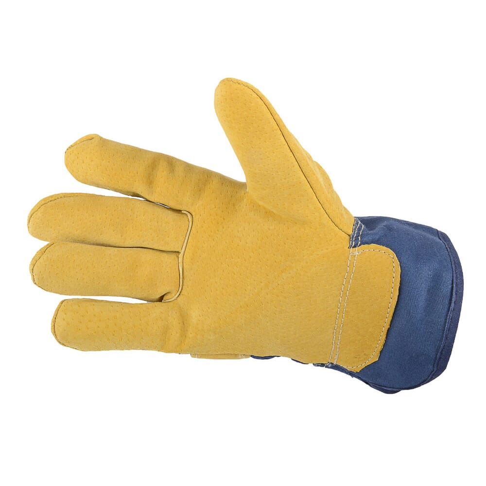 Lined Premium Pigskin Leather Palm Gloves (Men's L)