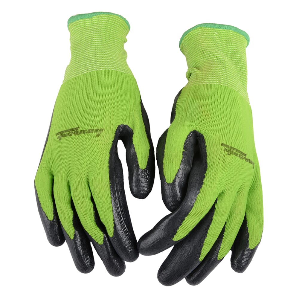 Premium Nitrile Coated String Knit Gloves (Size L)
