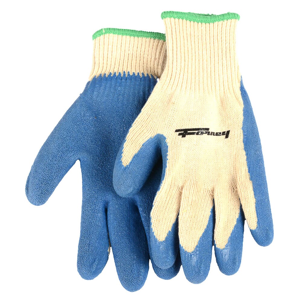 Latex Coated String Knit Gloves (Size M)