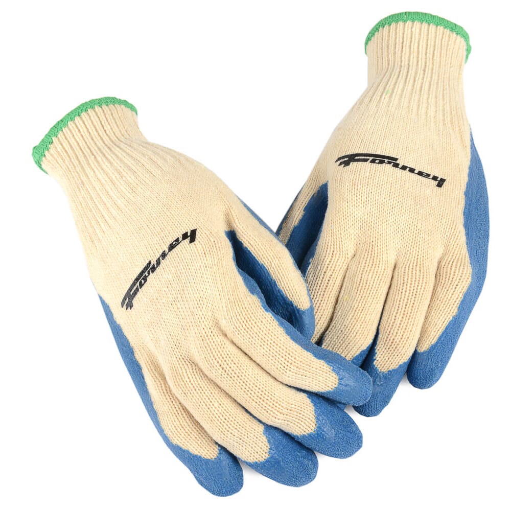 Latex Coated String Knit Gloves (Size L)
