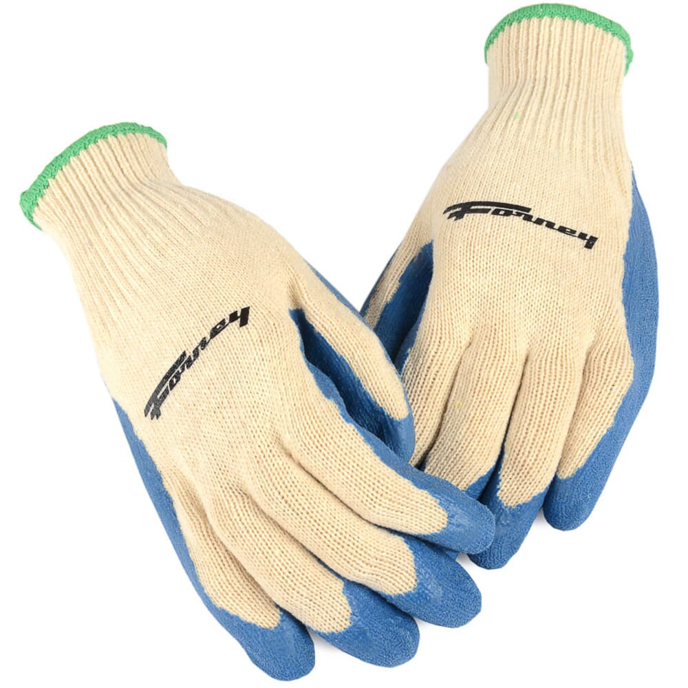Latex Coated String Knit Gloves (Size XL)