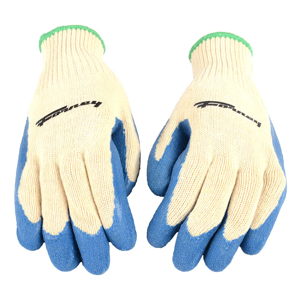 Latex Coated String Knit Gloves (Size XL)