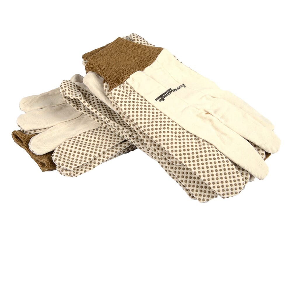 Cotton Canvas Gloves, 6-Pack (Size XL)