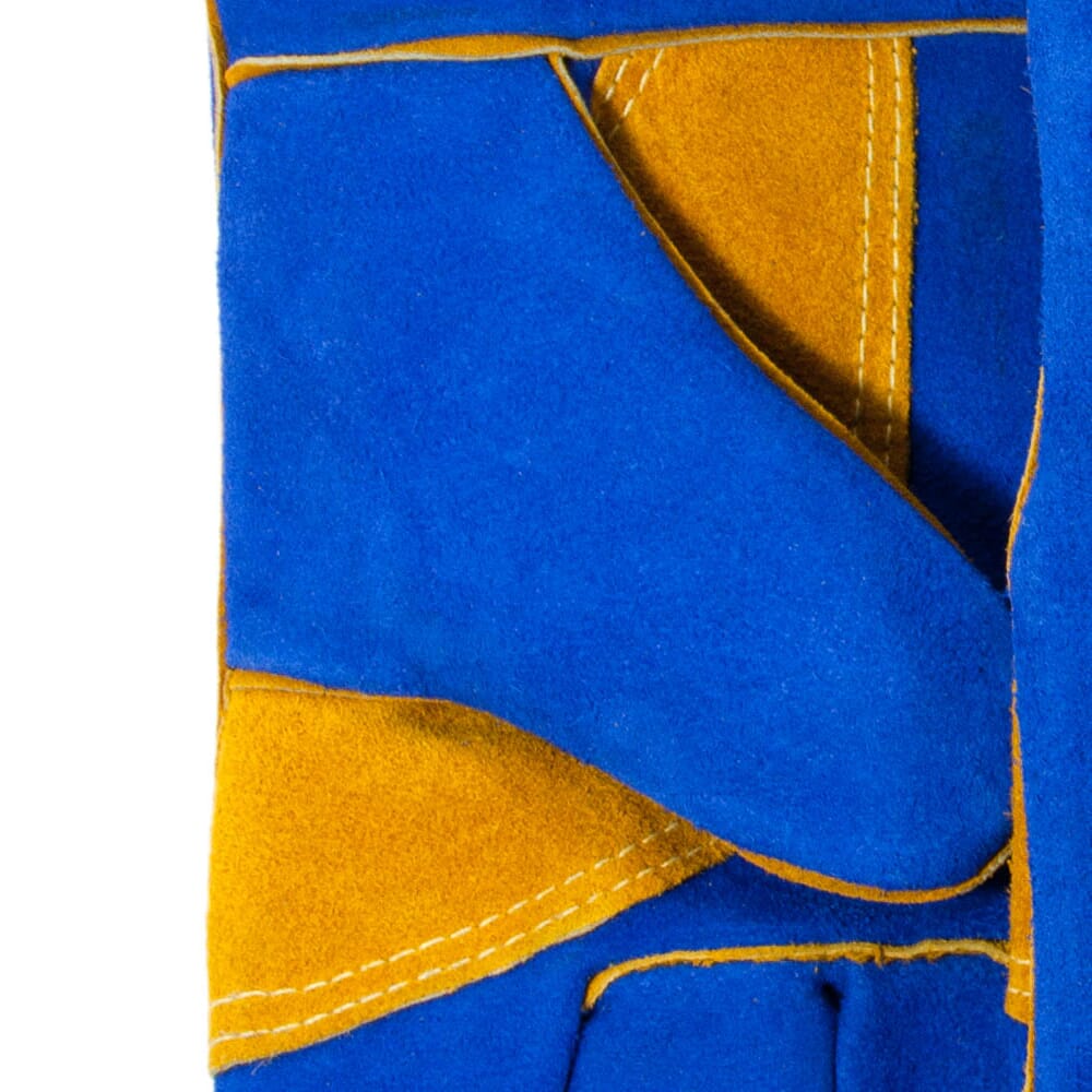 Blue Leather Welding Gloves (Men's L)