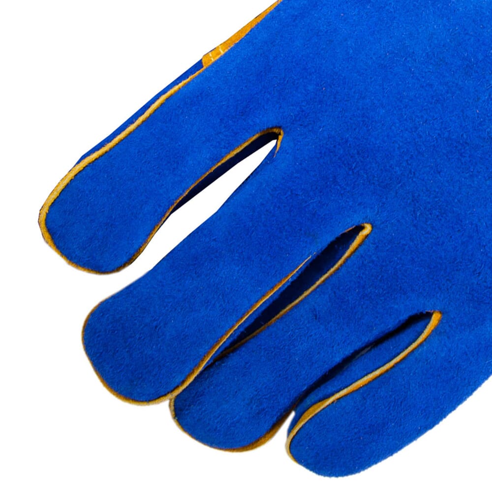 Blue Leather Welding Gloves (Men's L)