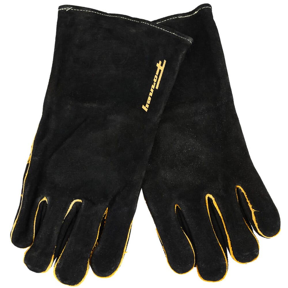Black Leather Welding Gloves (Men's L)