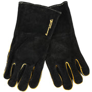 Black Leather Welding Gloves (Men's L)