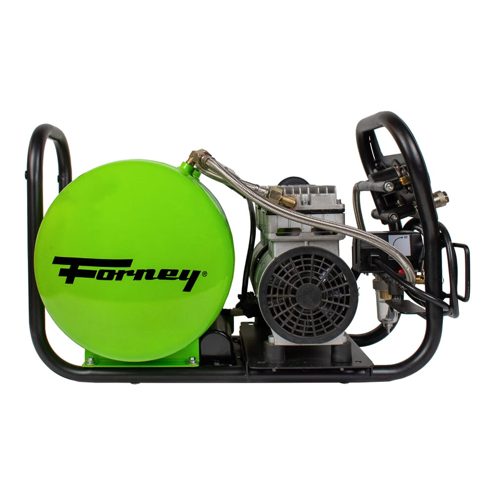 Fornair® 1.0 Hp, 4 Gal, Oil-Free Air Compressor, 120 PSI, 2.5 CFM @ 90 PSI