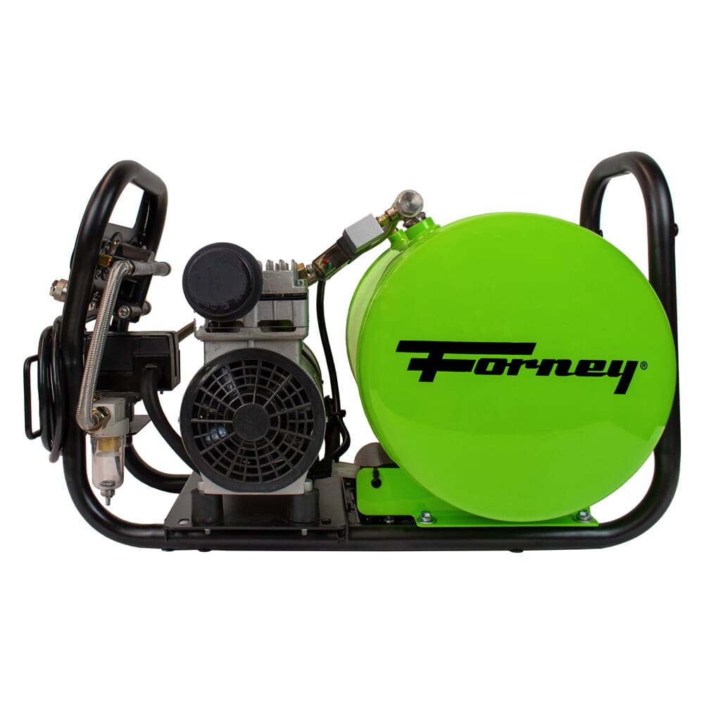 Fornair® 1.0 Hp, 4 Gal, Oil-Free Air Compressor, 120 PSI, 2.5 CFM @ 90 PSI