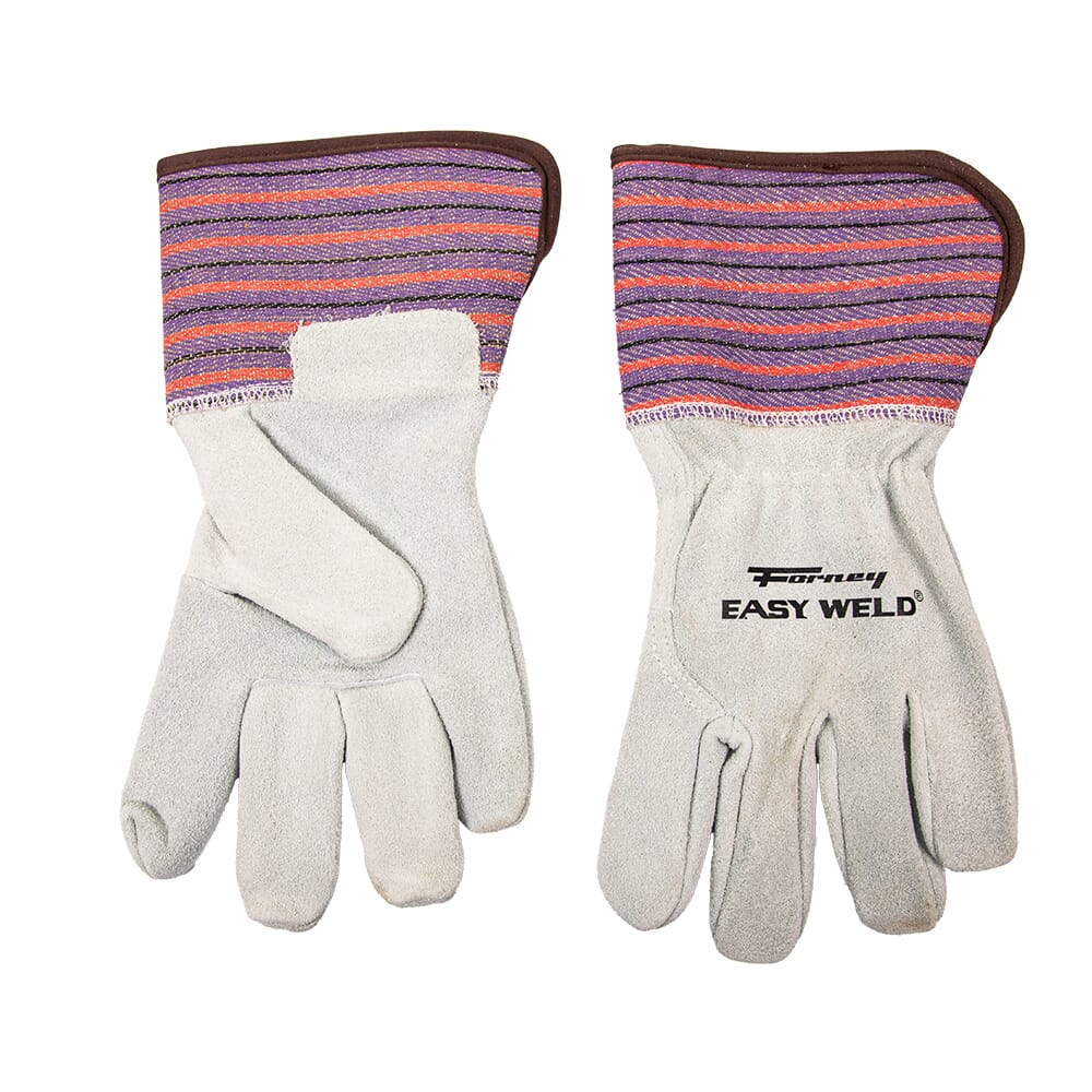 Forney® Hide Light-Duty Welding Gloves, Men's Size Large