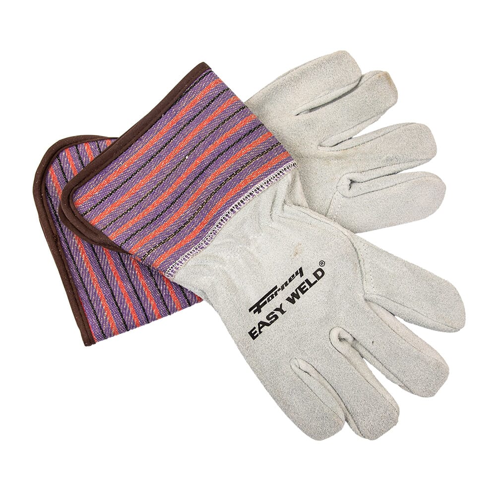 Forney® Hide Light-Duty Welding Gloves, Men's Size Large